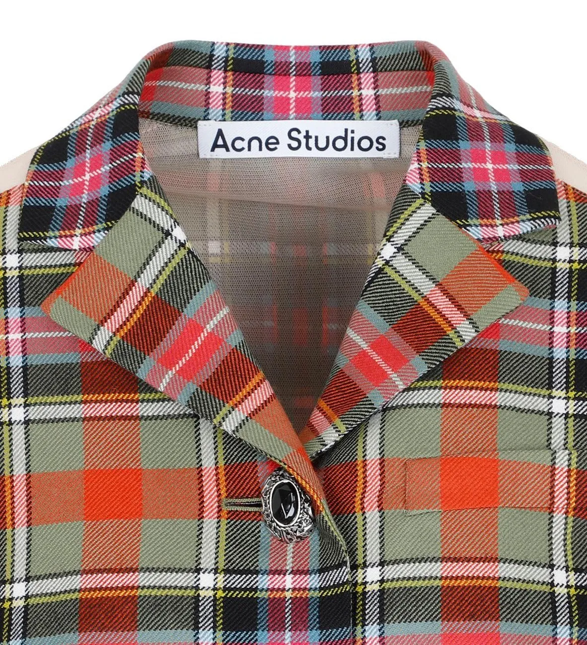 Acne Studios Checked Single-Breasted Jacket