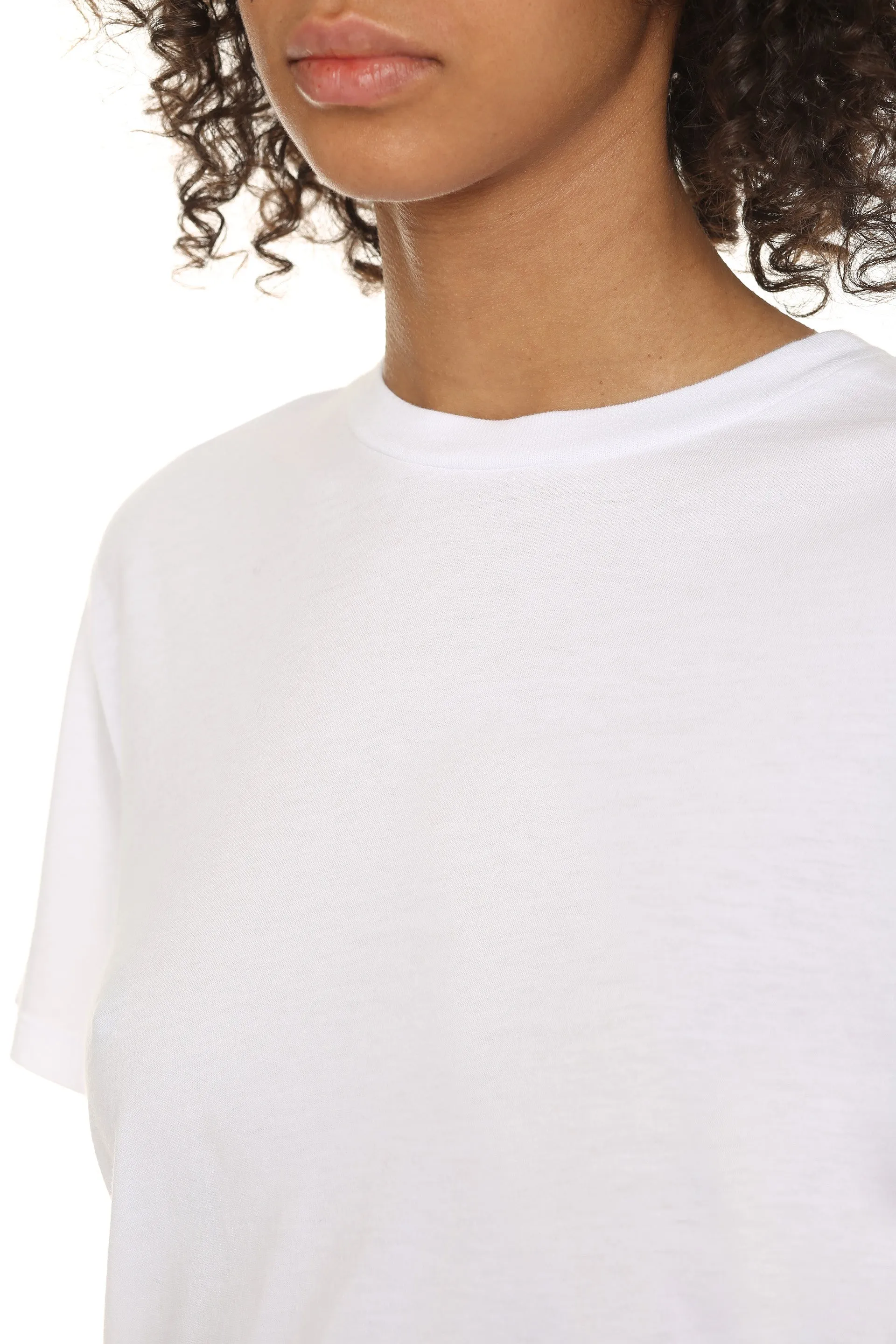 AGOLDE Plain Crewneck T-Shirt