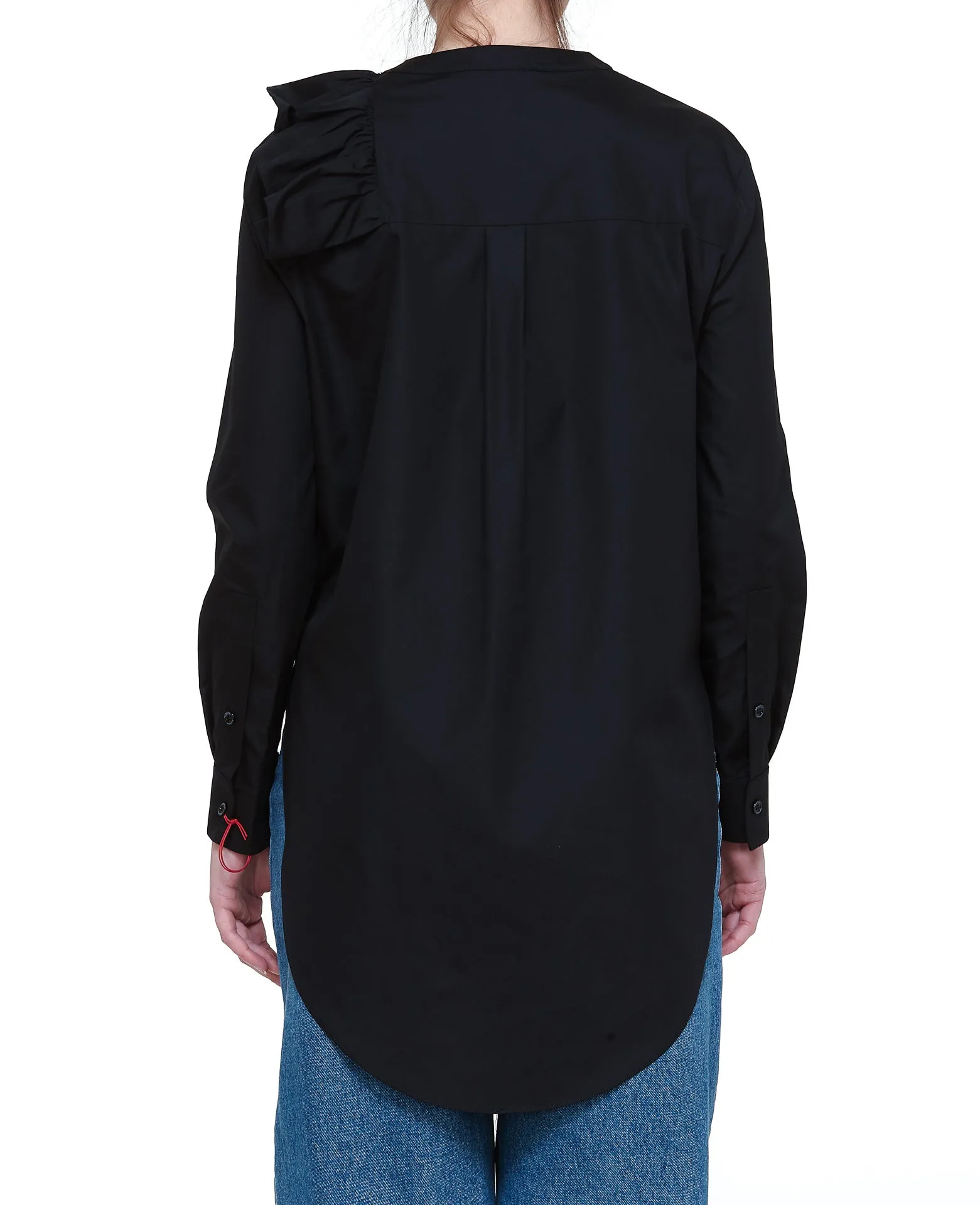 Alexander McQueen Asymmetric Ruffle Shirt