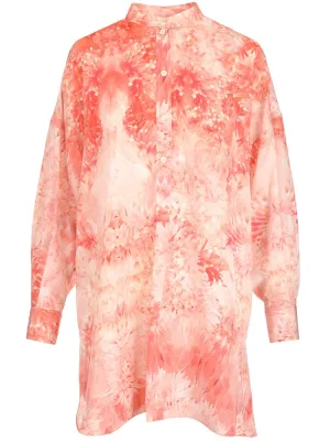 Alexander McQueen Printed Shirt Dress