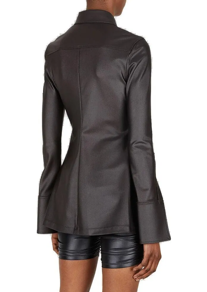 Alexander Wang Embellished Satin Shirt