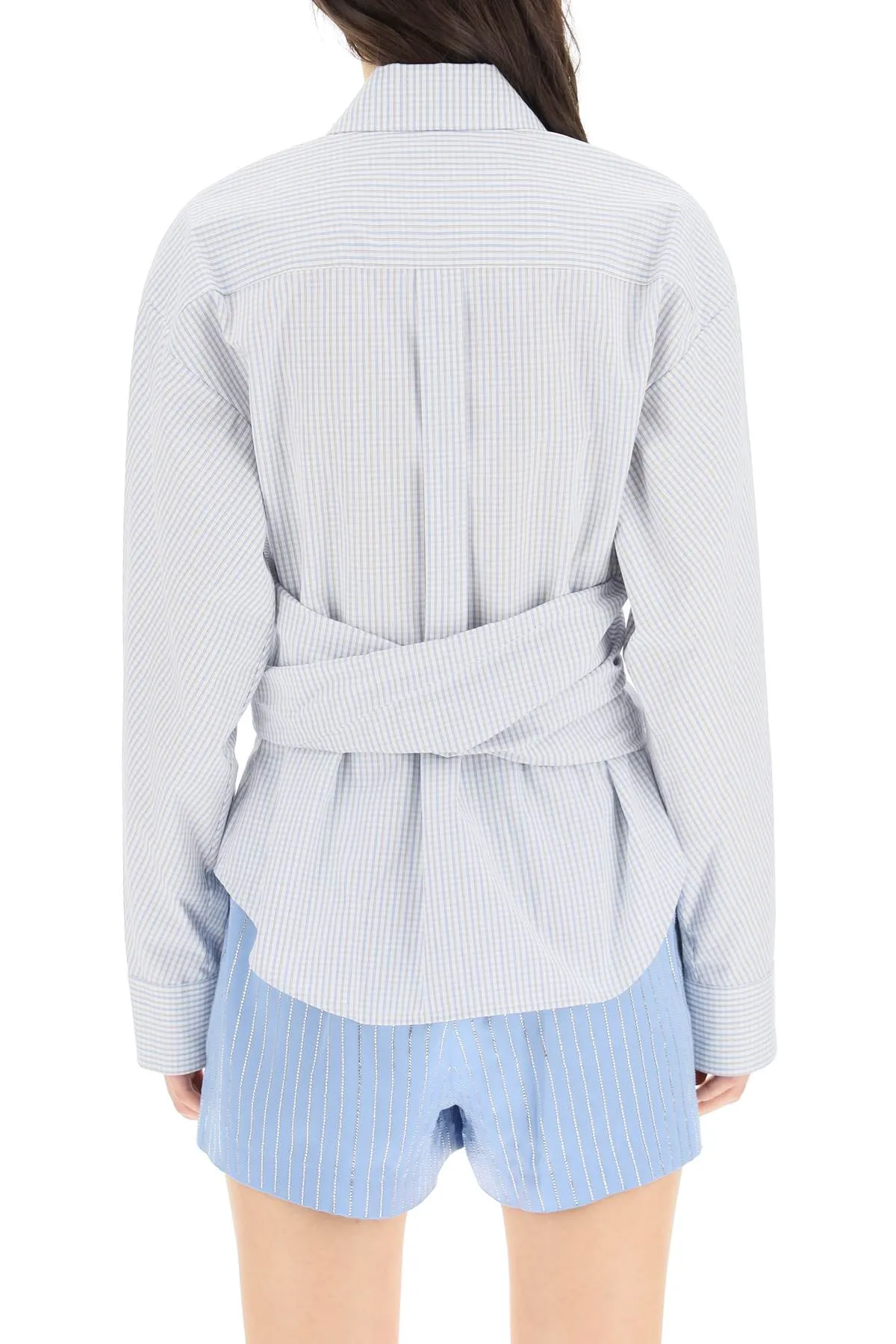 Alexander WangDraped Checked Shirt