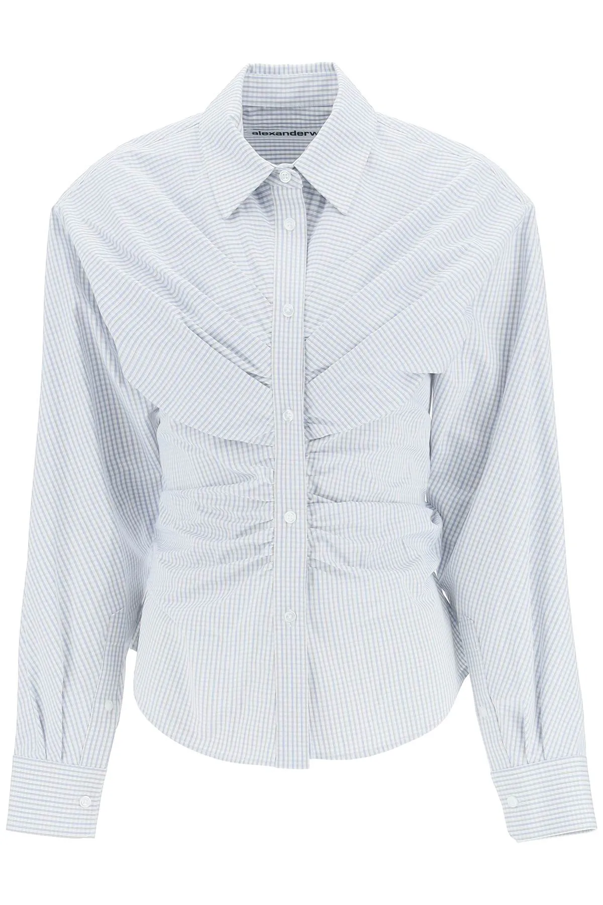 Alexander WangDraped Checked Shirt