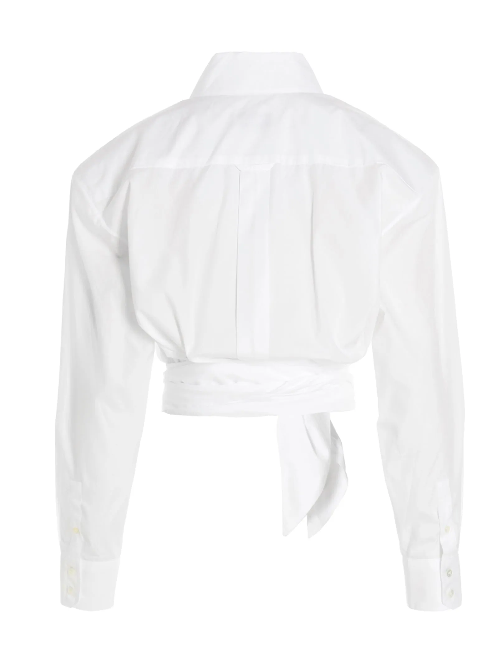 Alexandre Vauthier Poplin Wrap Shirt