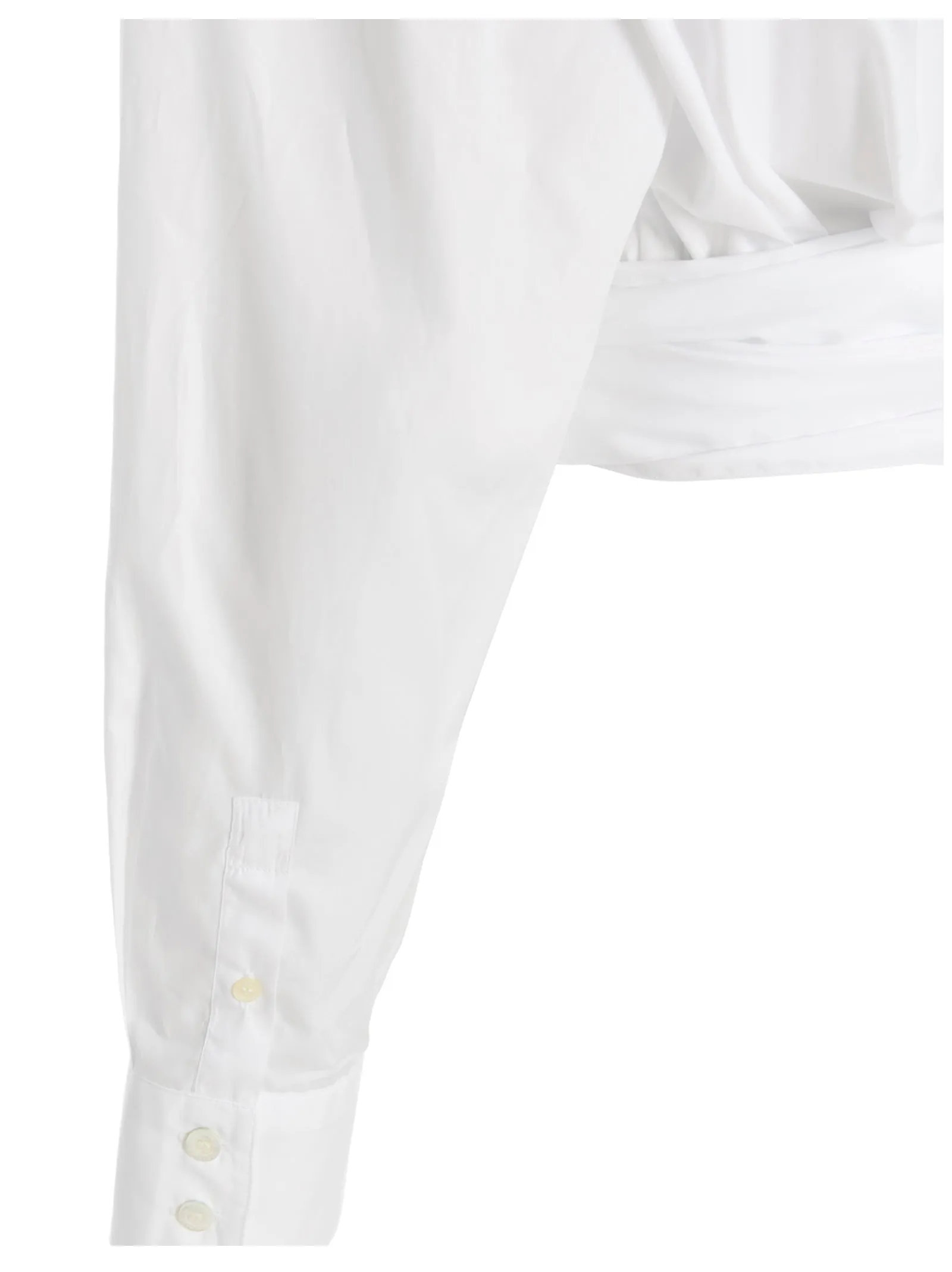 Alexandre Vauthier Poplin Wrap Shirt