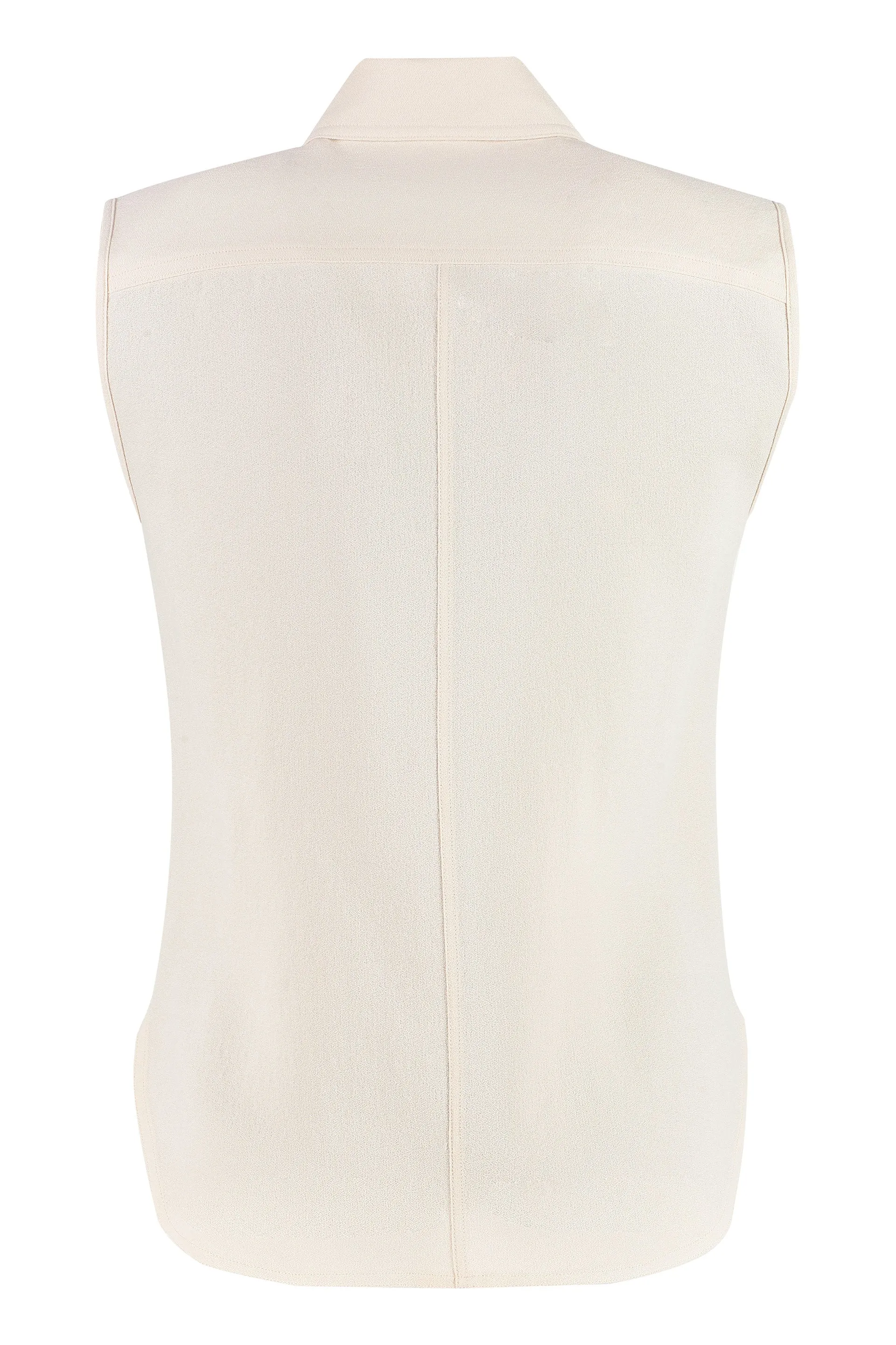 AMI Sleeveless Buttoned Shirt