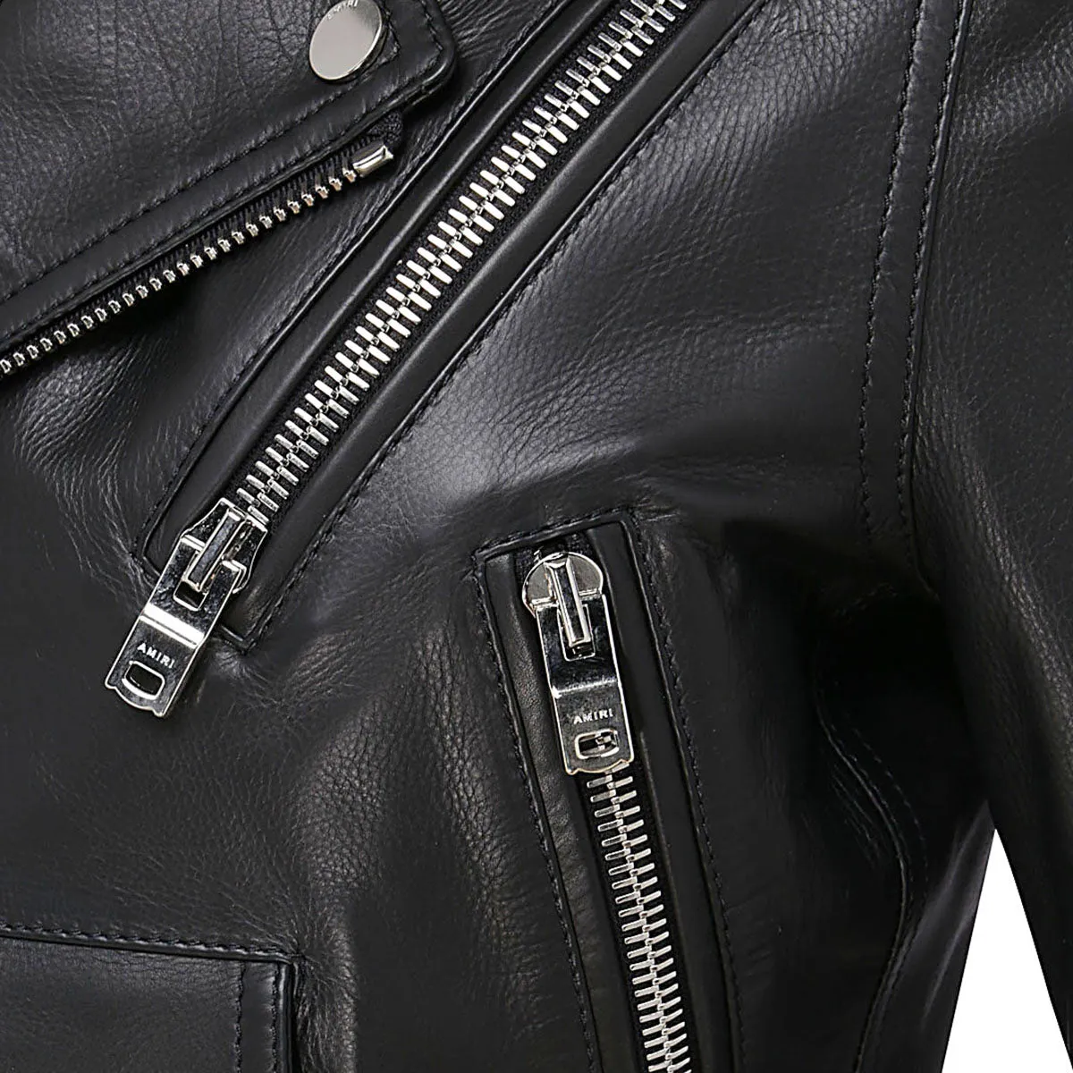 Amiri Zip-Up Biker Jacket