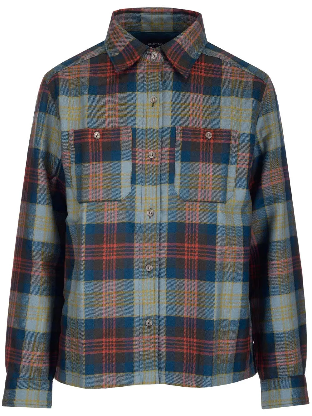 A.P.C. Chloe Checked Print Shirt