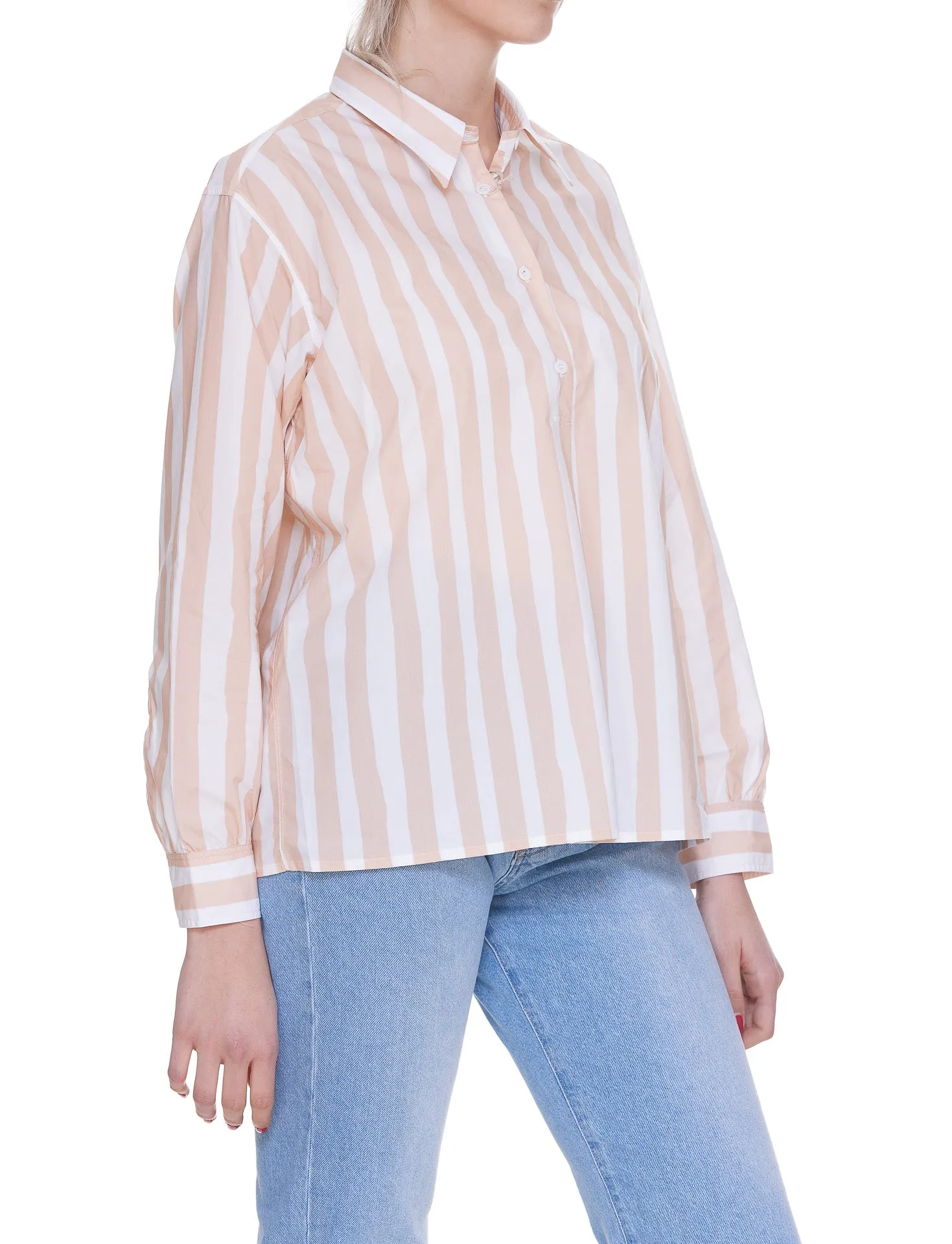 A.P.C. Striped Button-Up Shirt