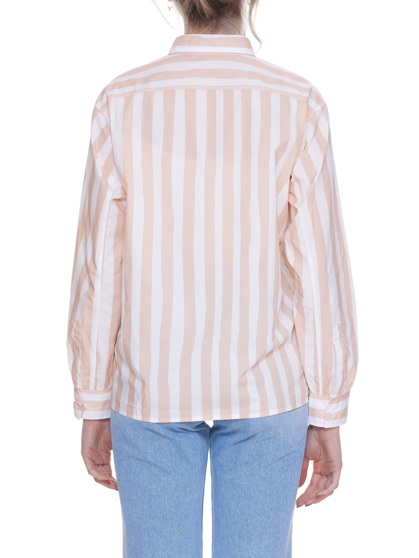A.P.C. Striped Button-Up Shirt