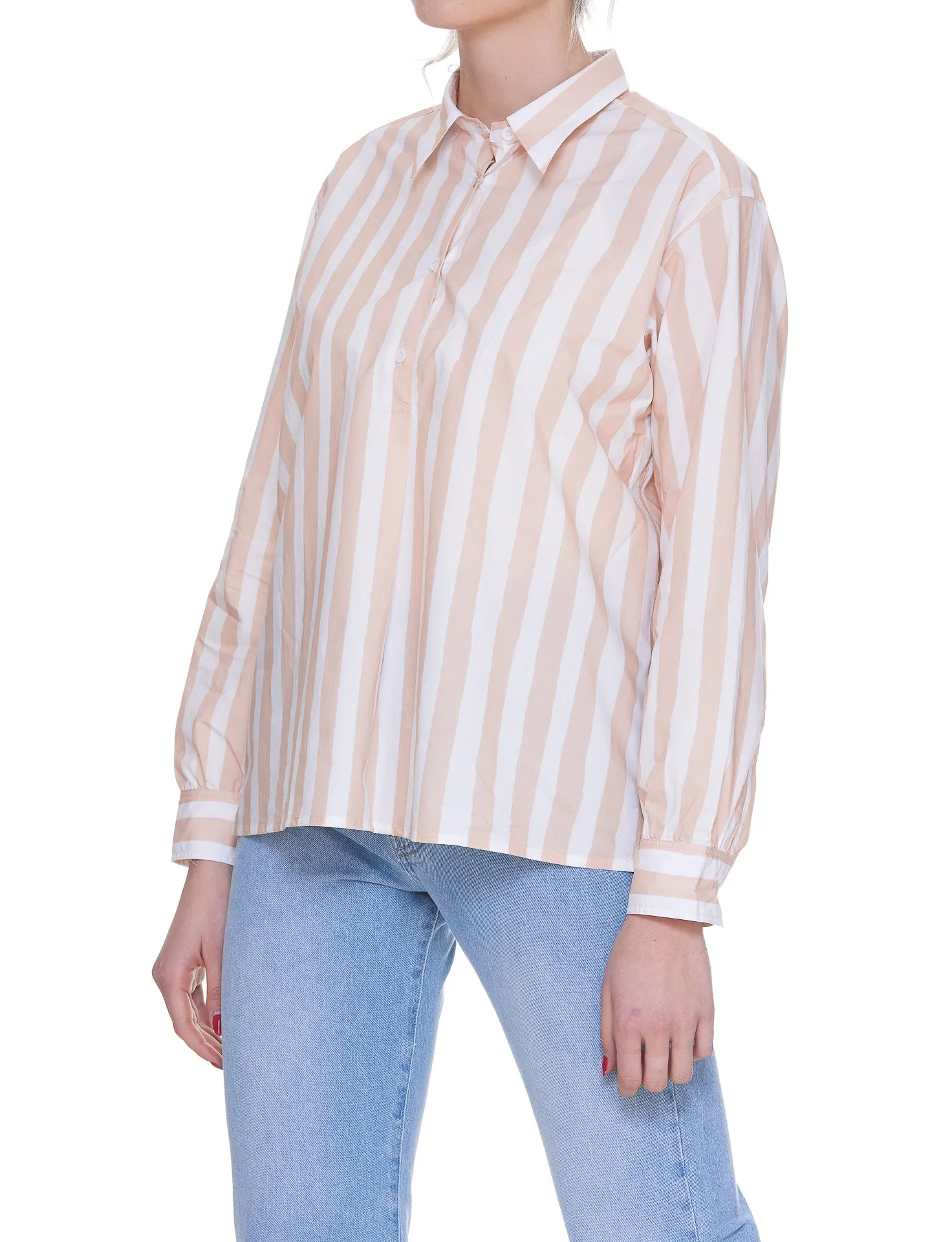 A.P.C. Striped Button-Up Shirt