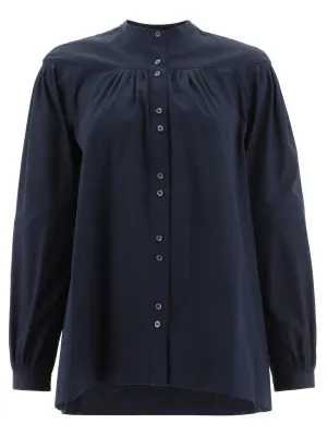 Aspesi Mandarin Collar Poplin Shirt