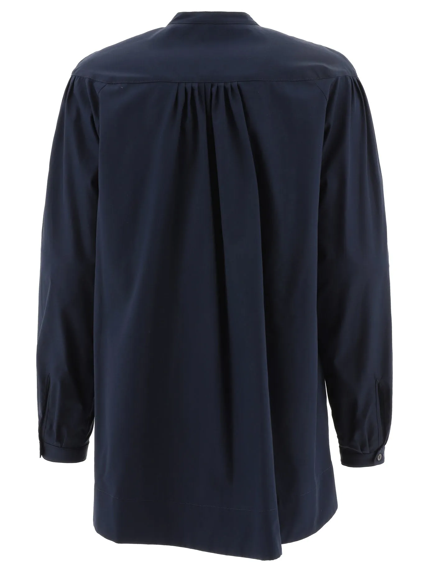 Aspesi Mandarin Collar Poplin Shirt