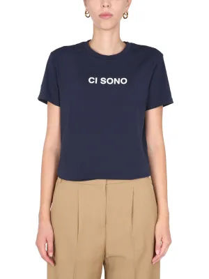 Aspesi Slogan Printed T-Shirt