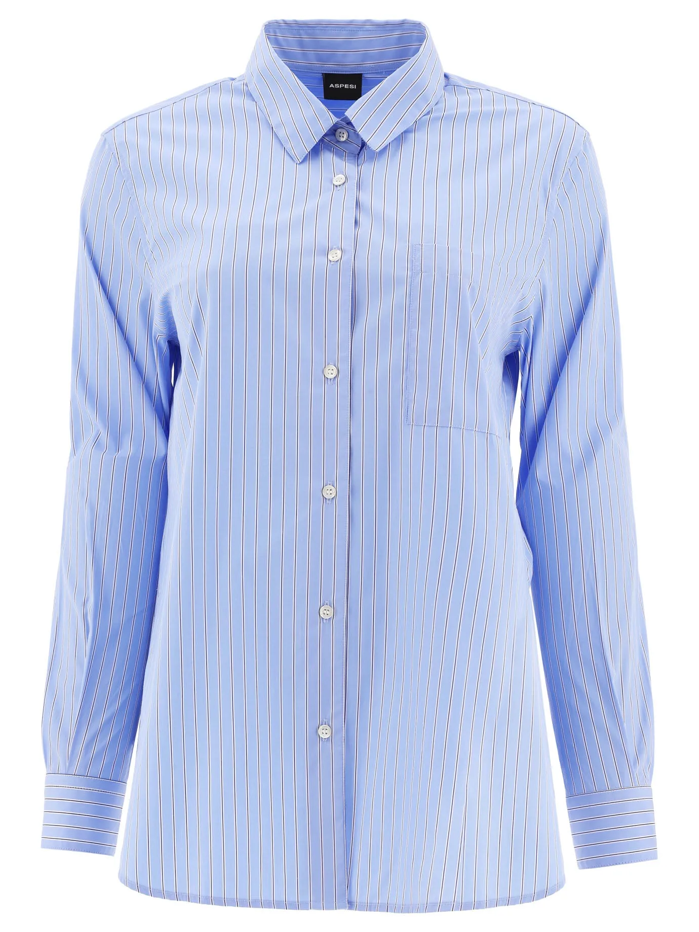Aspesi Striped Long-Sleeved Shirt