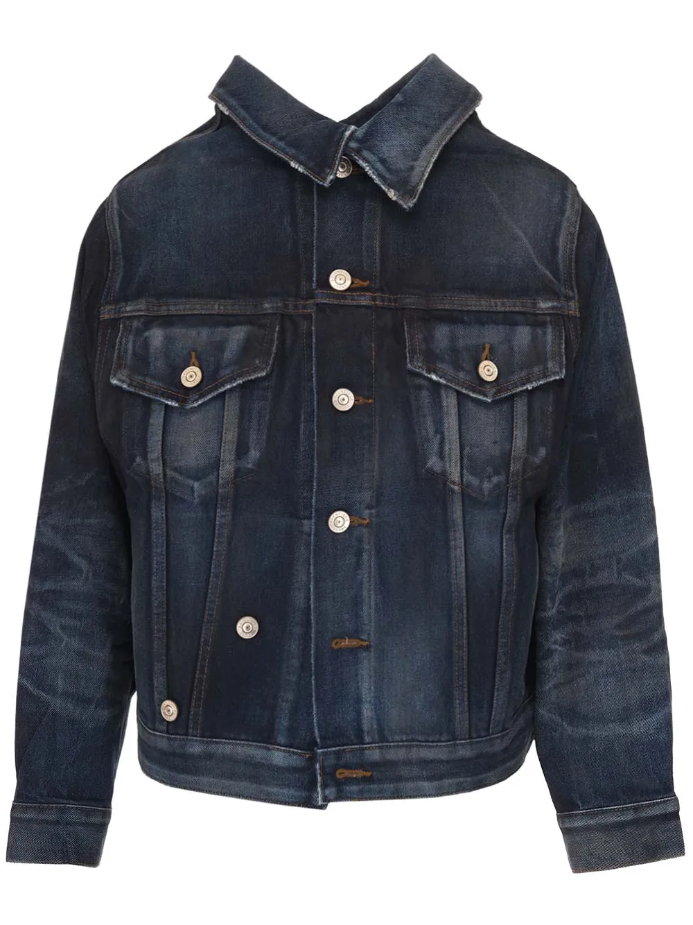 Balenciaga Button-Down Denim Jacket