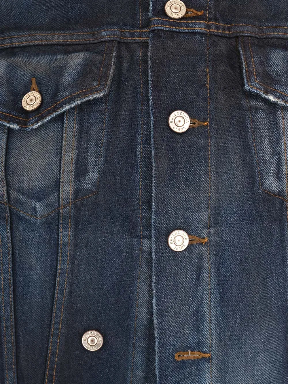 Balenciaga Button-Down Denim Jacket