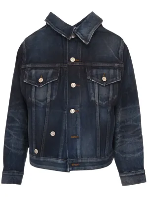Balenciaga Button-Down Denim Jacket