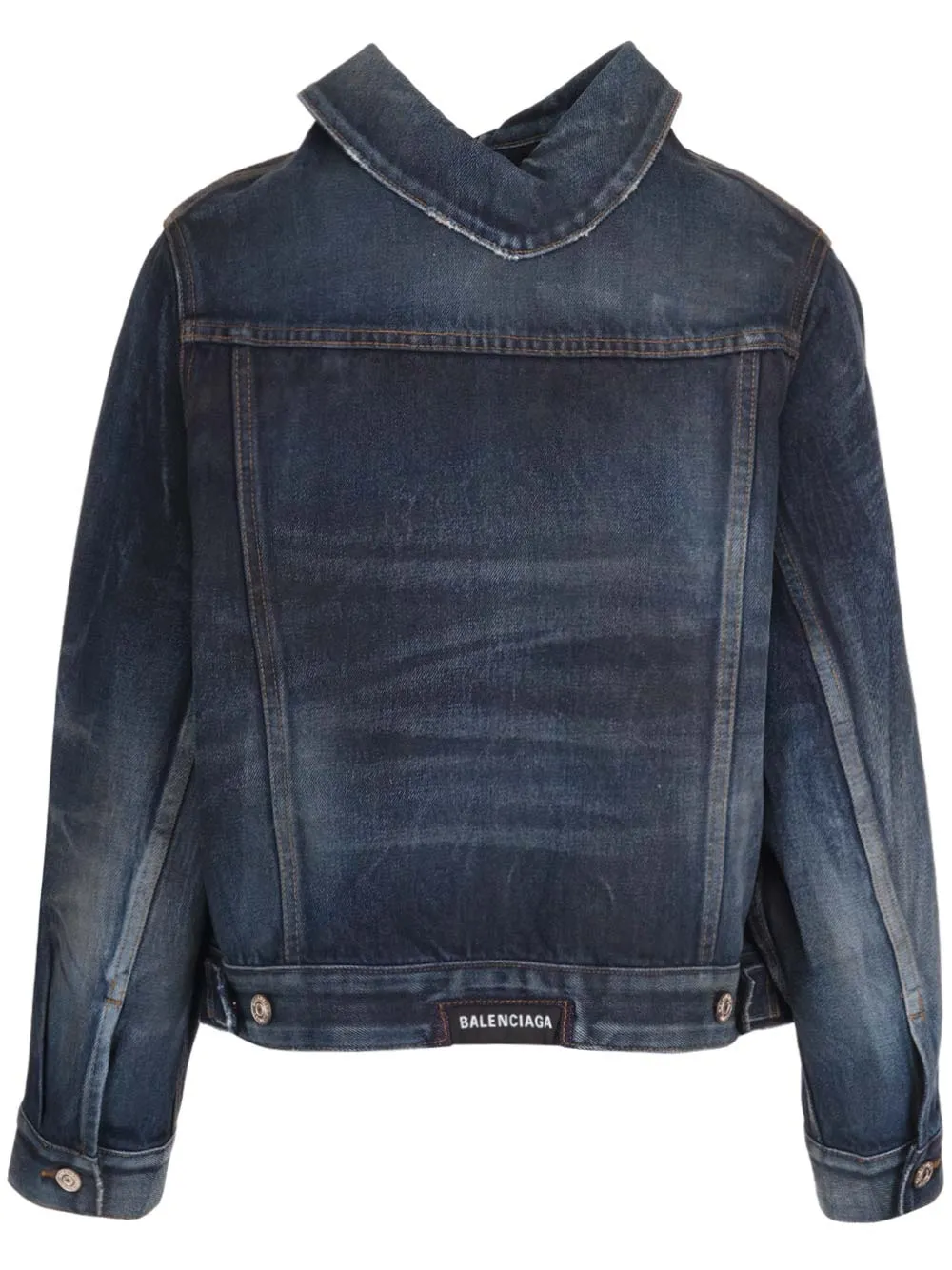 Balenciaga Button-Down Denim Jacket