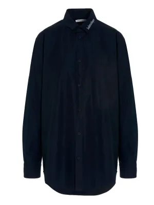 Balenciaga Logo Embroidered Shirt