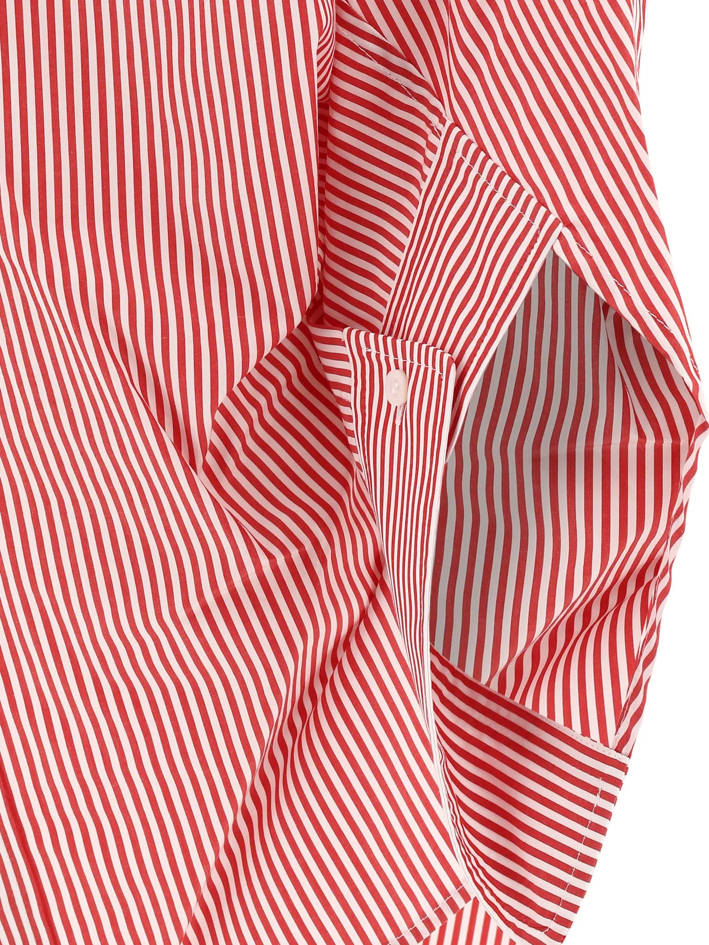 Balenciaga Logo Embroidered Stripped Shirt