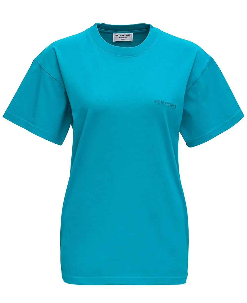 Balenciaga Logo Embroidered T-Shirt