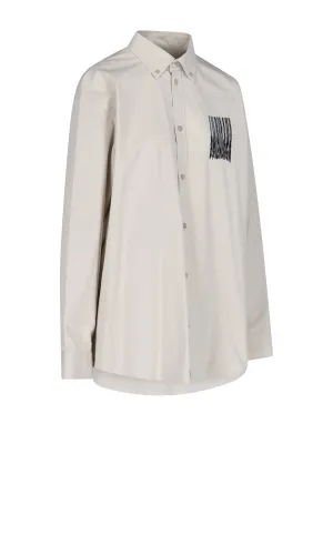 Balenciaga Logo Print Shirt