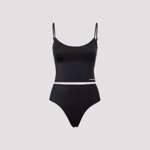 Balenciaga Logo Printed Two-Piece Swimsuit