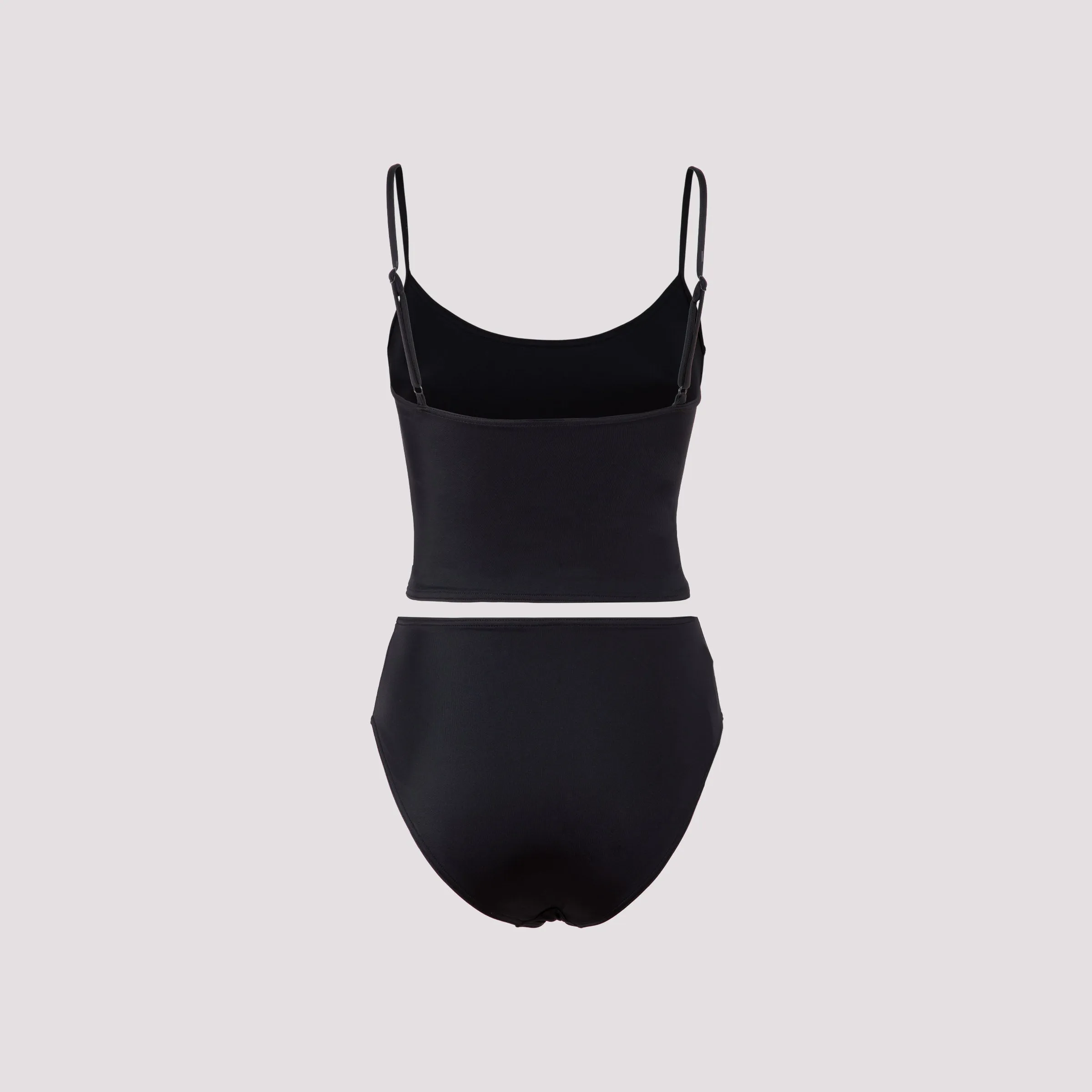 Balenciaga Logo Printed Two-Piece Swimsuit