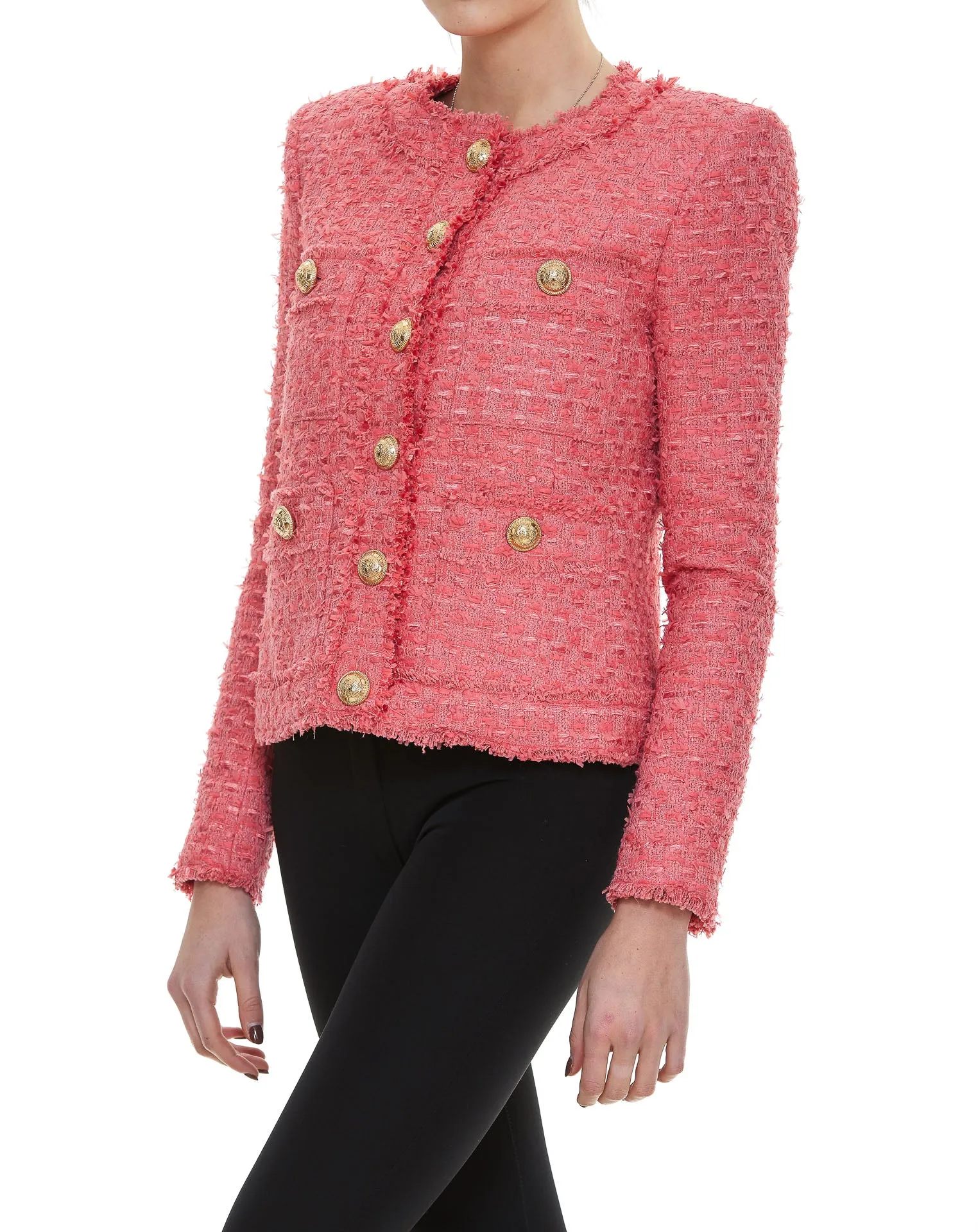 Balmain Buttoned Long-Sleeved Jacket