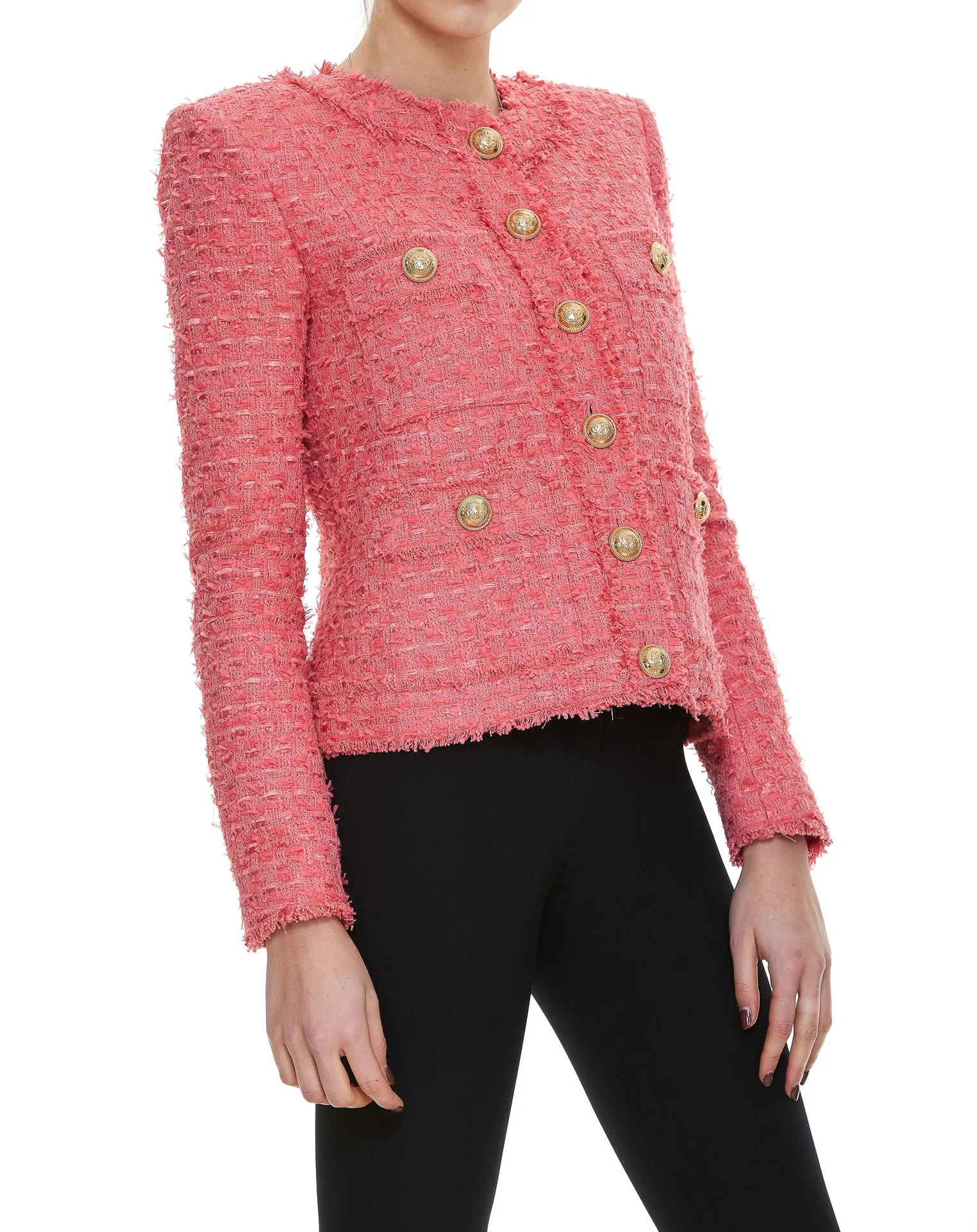 Balmain Buttoned Long-Sleeved Jacket