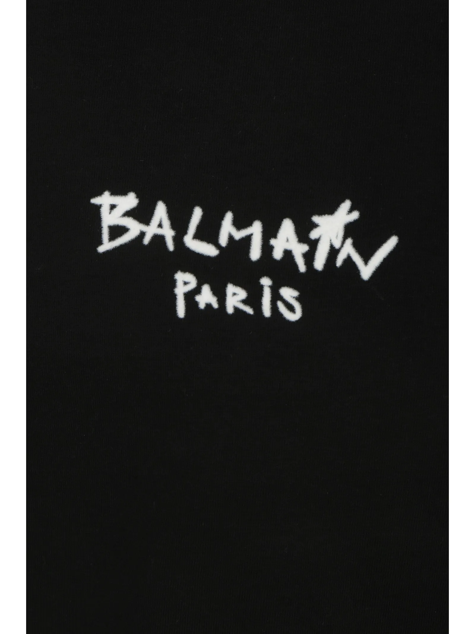 Balmain Crewneck Cropped T-Shirt
