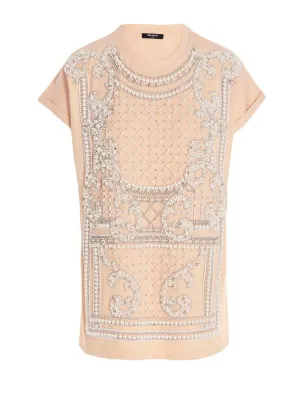 Balmain Embellished Crewneck T-Shirt
