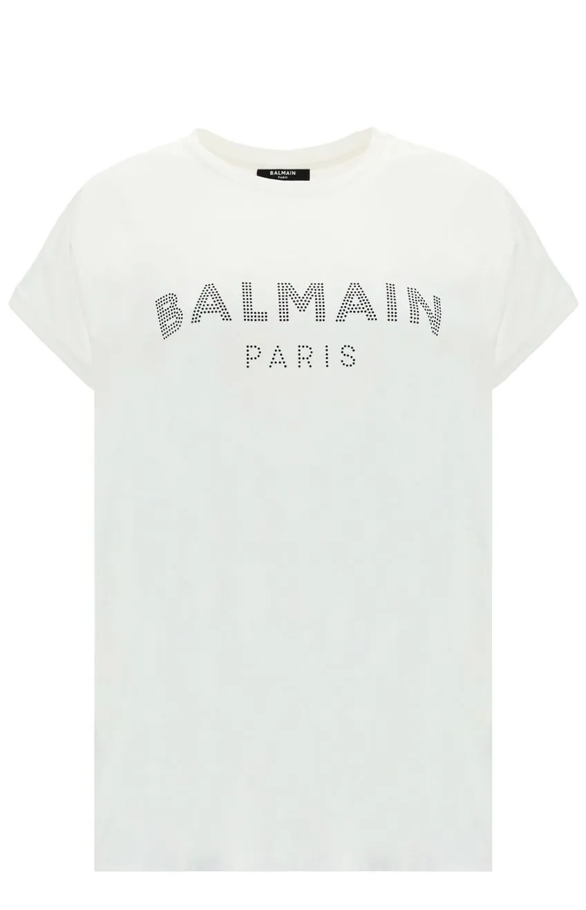 Balmain Embellished Logo T-Shirt