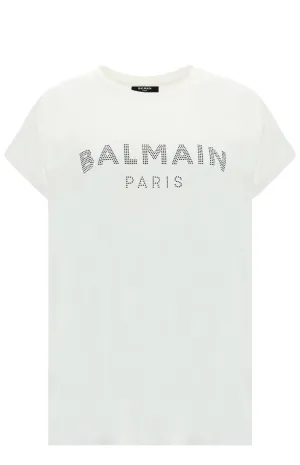 Balmain Embellished Logo T-Shirt