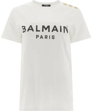 Balmain Logo Printed T-Shirt