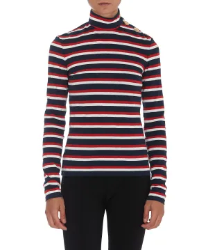 Balmain Striped Jersey T-Shirt