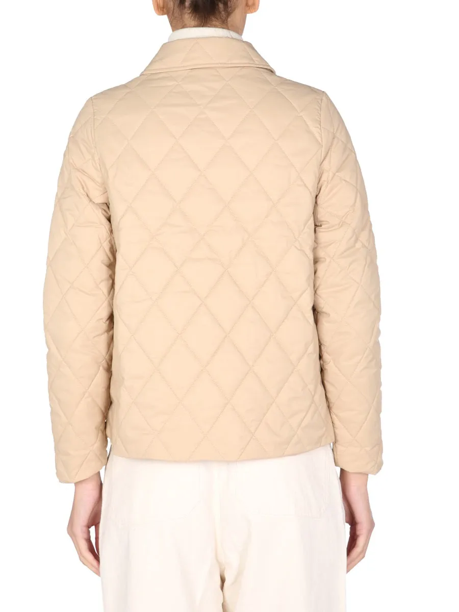 Barbour Quilted Button-Up Jacket
