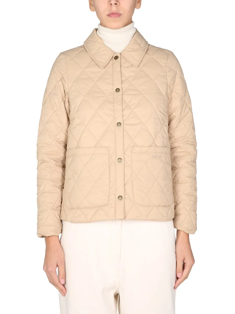 Barbour Quilted Button-Up Jacket