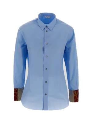 Barena Patchwork Buttoned Shirt