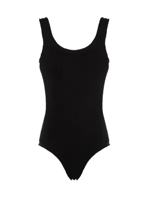 Bottega Veneta Ribbed Sleeveless Swimsuit