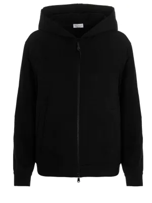 Brunello Cucinelli Zipped Hooded Jacket