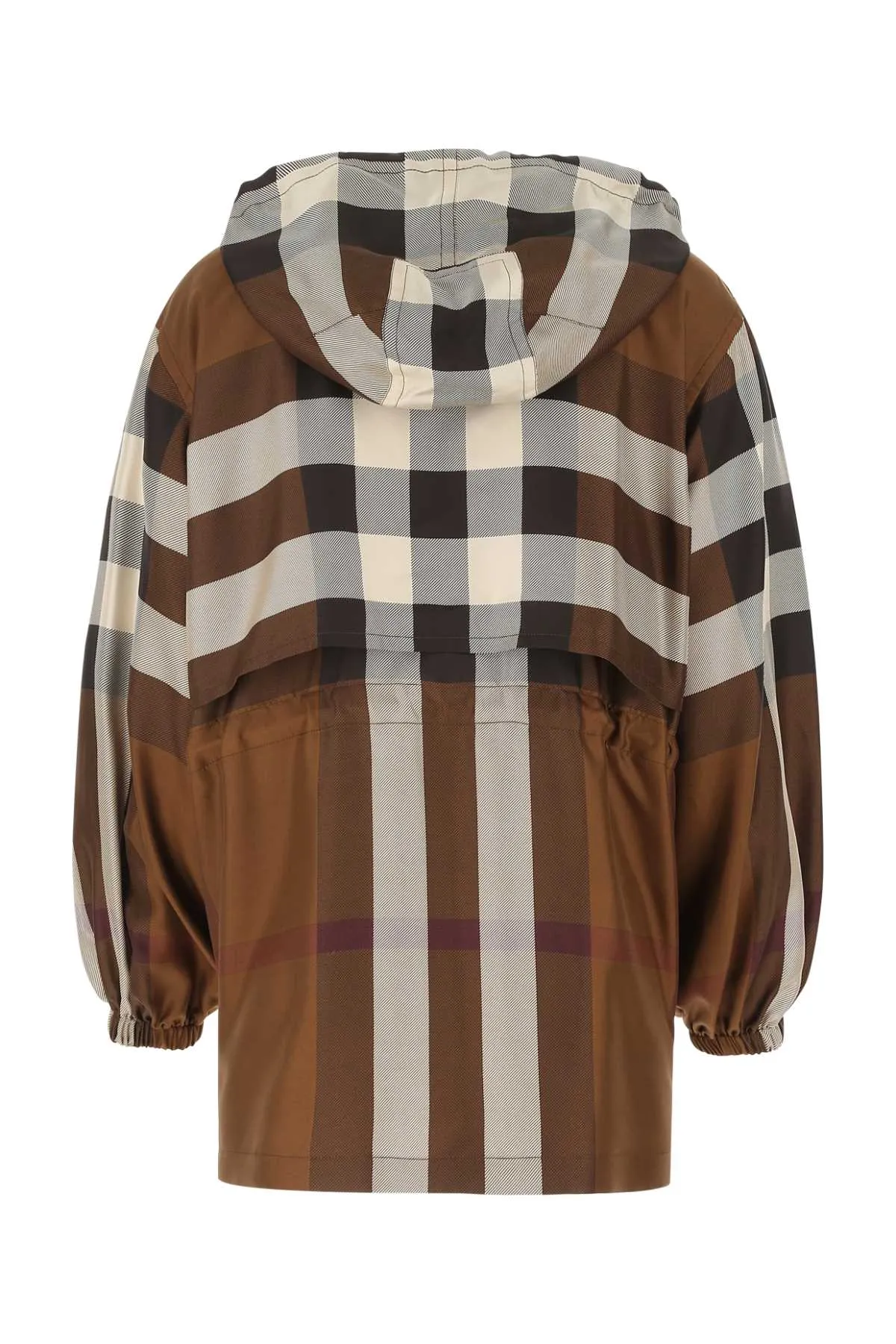 Burberry Check Lightweight Hooded Jacket