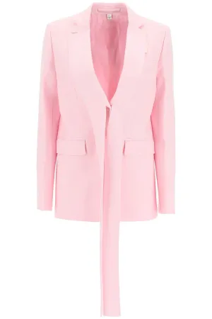 Burberry Exaggerated Lapel Tailored Jacket