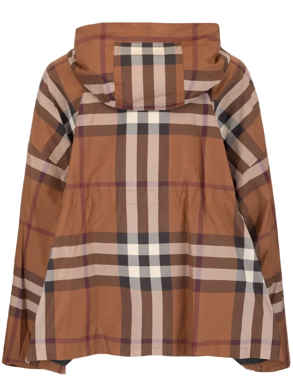 Burberry Hooded Checked Jacket