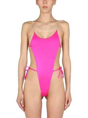 Chiara Ferragni Embellished Strap One-Piece Swimsuit