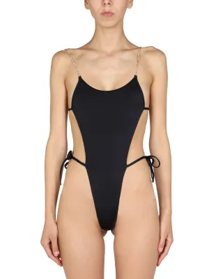 Chiara Ferragni Embellished Strap One-Piece Swimsuit