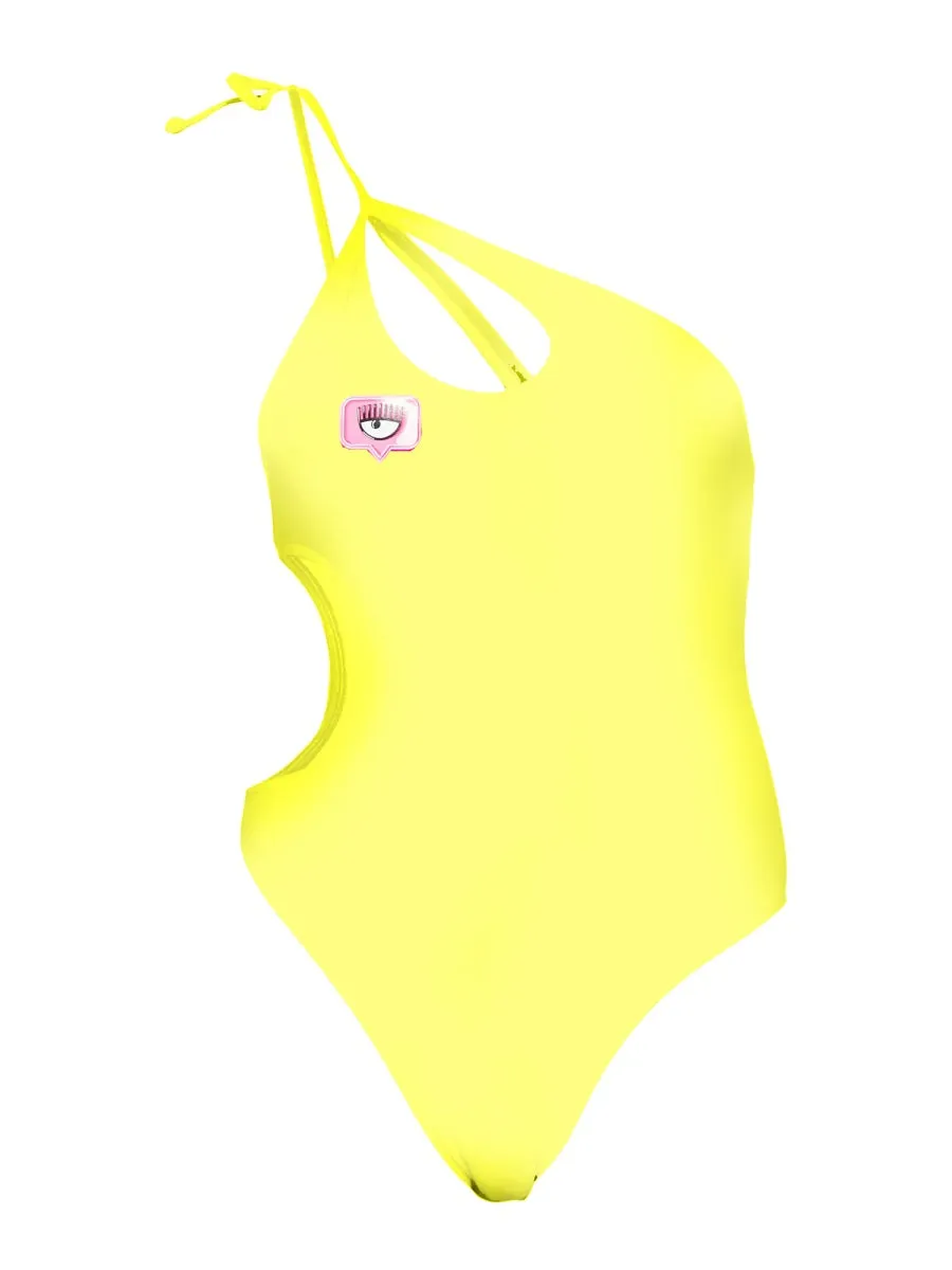 Chiara Ferragni Eyelike-Patch Cut-Out Detailed Swimsuit