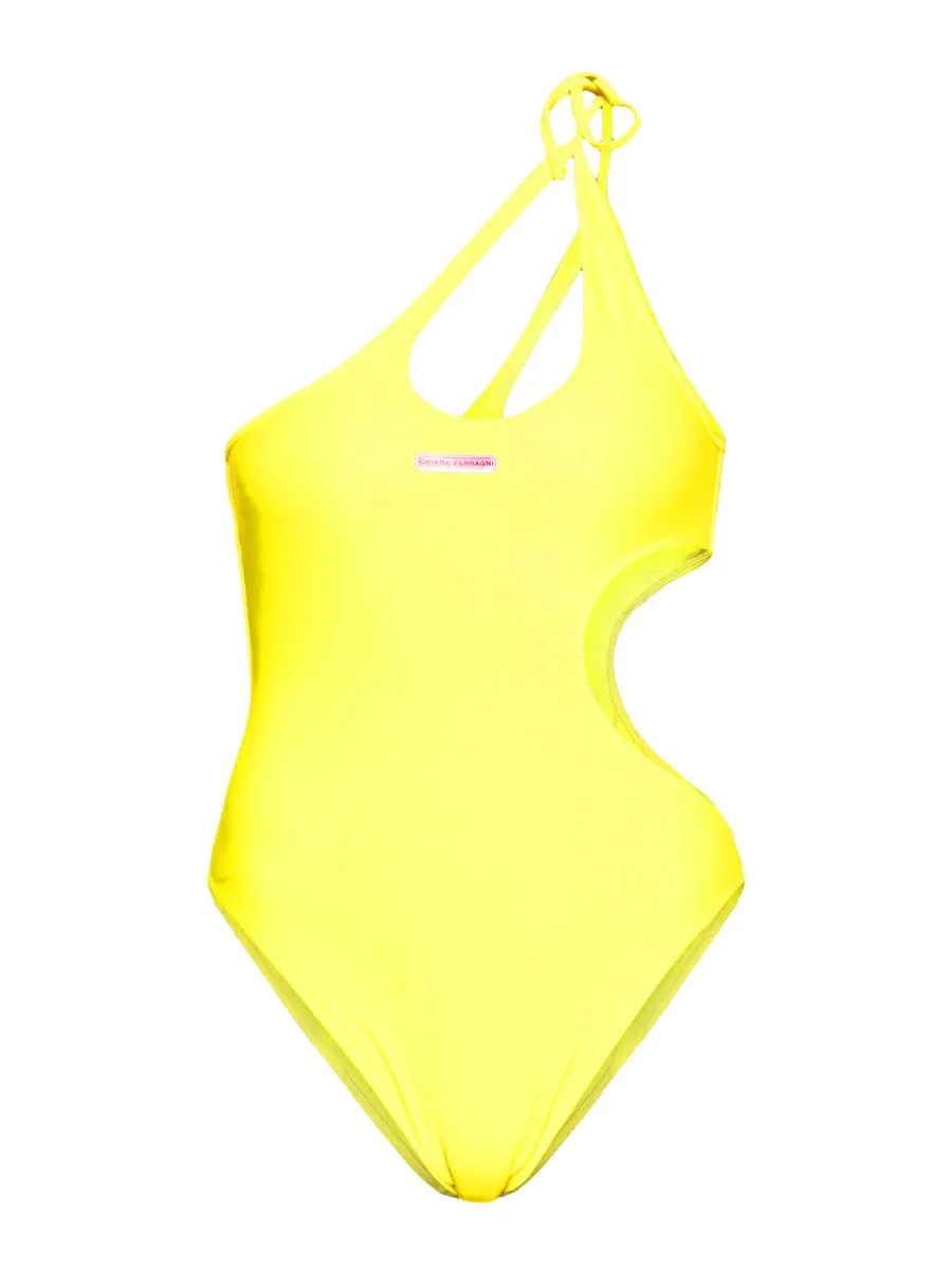 Chiara Ferragni Eyelike-Patch Cut-Out Detailed Swimsuit