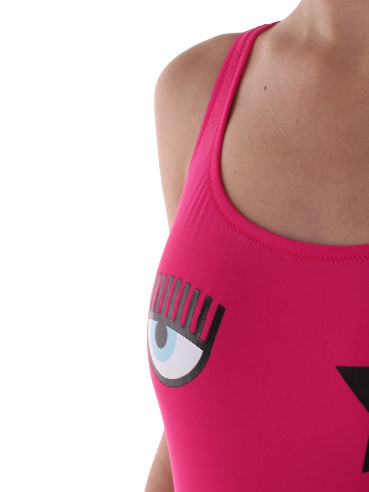 Chiara Ferragni Logo Printed One-Piece Swimsuit